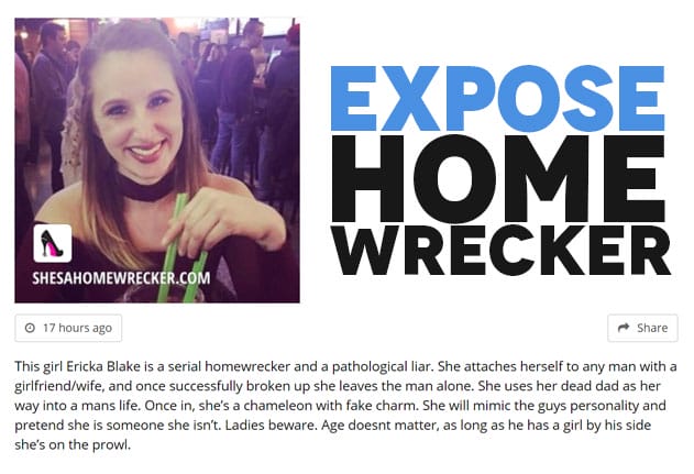 Shes a Home Wrecker Expose Cheater Shes a Home Wrecker Expose Cheater