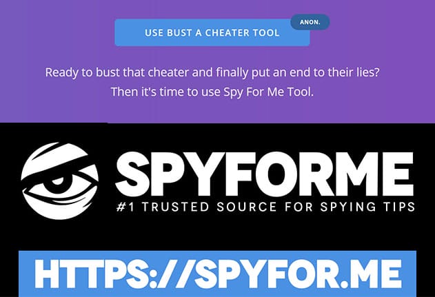 Spy for Me Bust a Cheater Tool